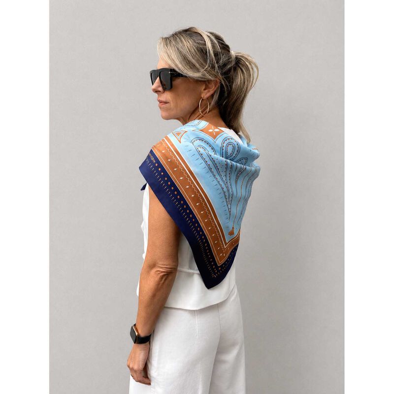 Dark Hampton X Ellie Compton The Lawrie Silk Scarf image number 1